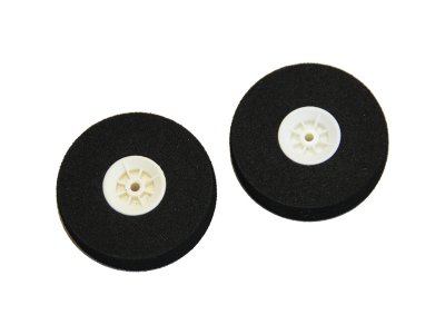 Mechové podvozkové kolo ploché 30mm (2)