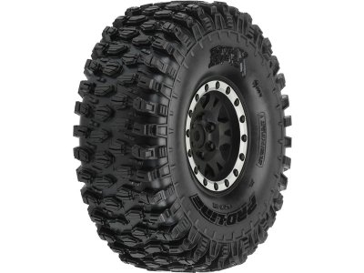 Pro-Line kolo 1.9", pneu Hyrax Predator, disk Impulse H12 černo-stříbrný (2)