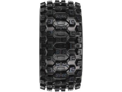 Pro-Line kolo 4.3", pneu Badlands MX43 Pro-Loc, disk Impulse H24mm černo-šedý (2) (X-Maxx)
