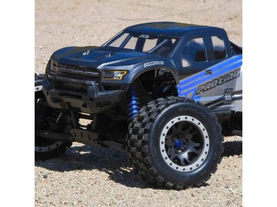Pro-Line kolo 4.3", pneu Badlands MX43 Pro-Loc, disk Impulse H24mm černo-šedý (2) (X-Maxx)