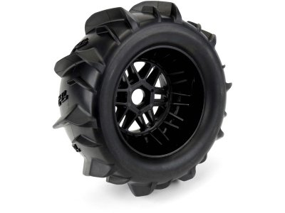 Pro-Line kolo 2.4/3.3", pneu Dumont, disk H17 černý (2)