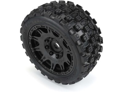 Pro-Line kolo 5.7", pneu Badlands MX57, disk Raid H24 černý (2)