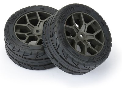 Pro-Line kolo 2.4", pneu Vector S3 35/85 Belted, disk šedý H12 (2)