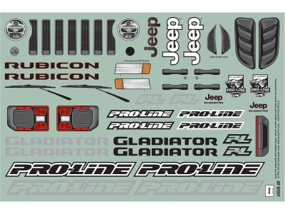 Pro-Line karosérie 1:10 Jeep Gladiator Rubicon (Short Course)