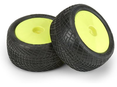 Pro-Line kolo 2.2", pneu Positron MC Buggy zadní, disk Velocity H12 žlutý (2)