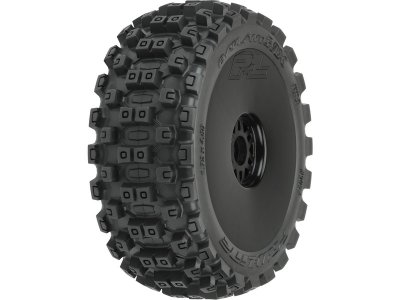 Pro-Line kolo 3.3", pneu Badlands MX M2 Buggy, disk H17 černý (2)