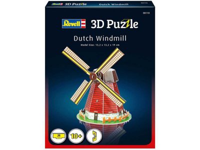 Revell 3D Puzzle - větrný mlýn