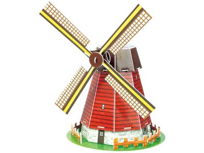 Revell 3D Puzzle - větrný mlýn