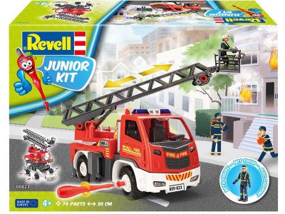 Revell Junior Kit - hasičské auto s plošinou