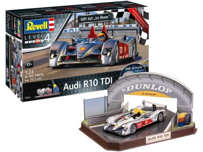 Revell Audi R10 TDI, 3D Puzzle (LeMans Racetrack) (1:24) (giftset)
