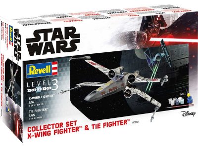 Revell X-Wing Fighter (1:57) + TIE Fighter (1:65) (giftset)