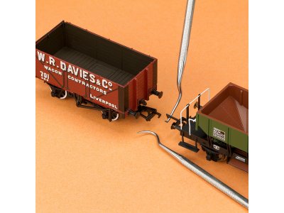Modelcraft mini háčky z nerezové oceli (sada 6ks)