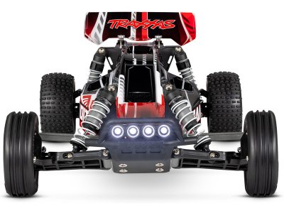 Traxxas Bandit 1:10 RTR červeno-černý s LED osvětlením