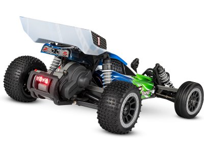 Traxxas Bandit 1:10 RTR červeno-černý s LED osvětlením