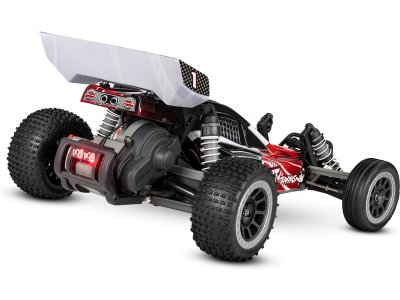 Traxxas Bandit 1:10 RTR červeno-černý s LED osvětlením