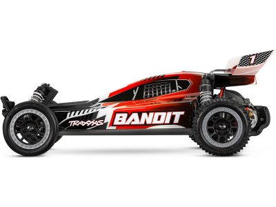 Traxxas Bandit 1:10 RTR červeno-černý s LED osvětlením