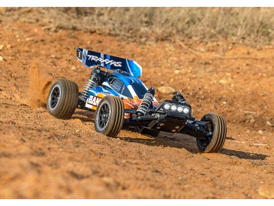 Traxxas Bandit 1:10 RTR červeno-černý s LED osvětlením
