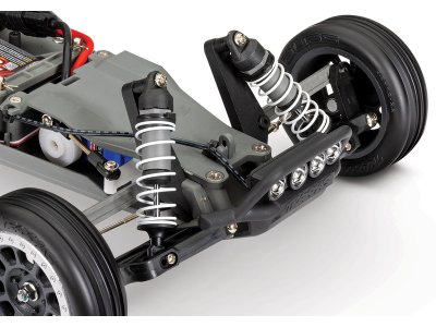 Traxxas Bandit 1:10 RTR červeno-černý s LED osvětlením