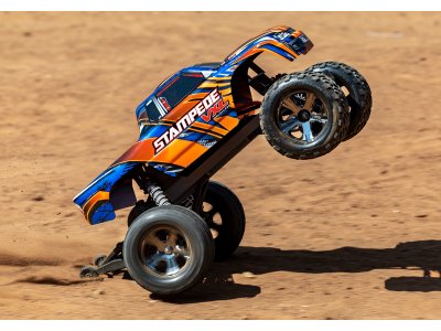 Traxxas Stampede 1:10 VXL RTR oranžový