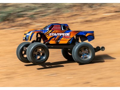 Traxxas Stampede 1:10 VXL RTR oranžový