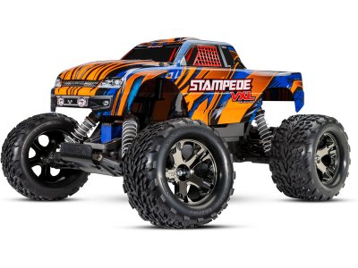 Traxxas Stampede 1:10 VXL RTR oranžový