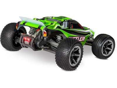 Traxxas Rustler 1:10 RTR modrý s LED osvětlením