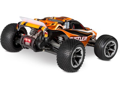 Traxxas Rustler 1:10 RTR modrý s LED osvětlením