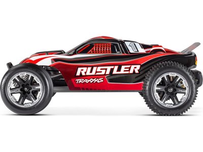 Traxxas Rustler 1:10 RTR modrý s LED osvětlením