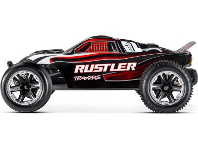 Traxxas Rustler 1:10 RTR modrý s LED osvětlením