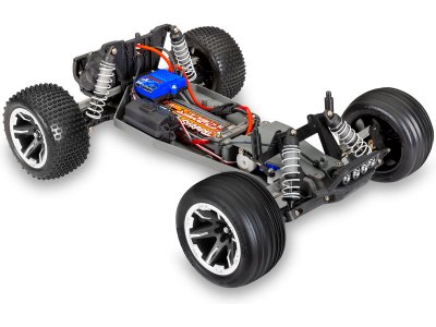 Traxxas Rustler 1:10 RTR modrý s LED osvětlením
