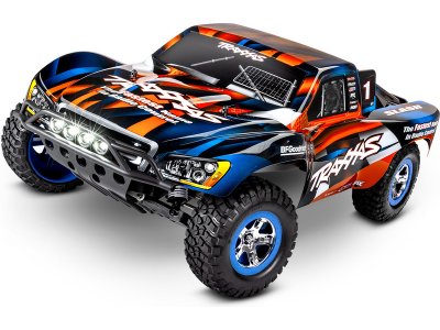Traxxas Slash 1:10 RTR oranžový s LED osvětlením