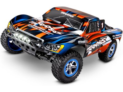 Traxxas Slash 1:10 RTR oranžový s LED osvětlením
