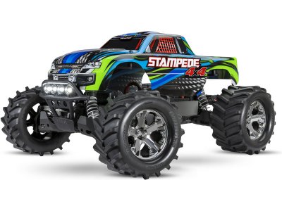 Traxxas Stampede 4WD 1:10 RTR modrý s LED osvětlením