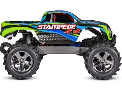 Traxxas Stampede 4WD 1:10 RTR modrý s LED osvětlením