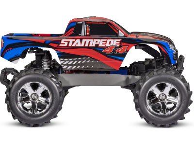 Traxxas Stampede 4WD 1:10 RTR modrý s LED osvětlením
