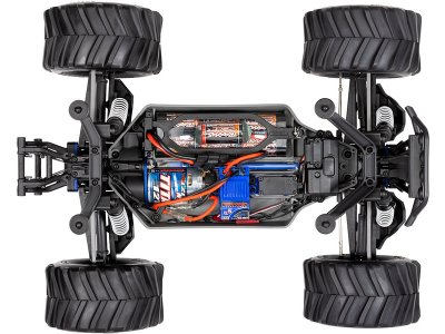 Traxxas Stampede 4WD 1:10 RTR modrý s LED osvětlením