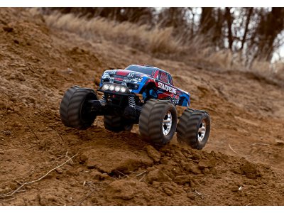 Traxxas Stampede 4WD 1:10 RTR modrý s LED osvětlením