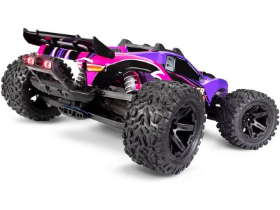 Traxxas Rustler 4WD 1:10 RTR oranžový s LED osvětlením