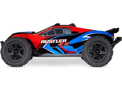 Traxxas Rustler 4WD 1:10 RTR oranžový s LED osvětlením