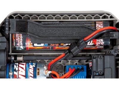 Traxxas Rustler 4WD 1:10 RTR oranžový s LED osvětlením