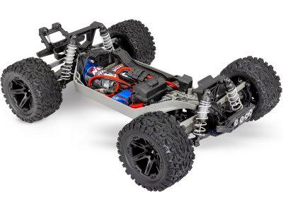 Traxxas Rustler 4WD 1:10 RTR oranžový s LED osvětlením