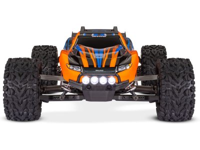 Traxxas Rustler 4WD 1:10 RTR oranžový s LED osvětlením