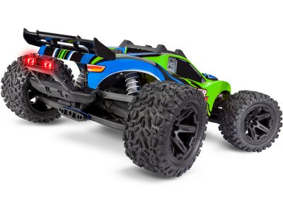 Traxxas Rustler 4WD 1:10 RTR oranžový s LED osvětlením