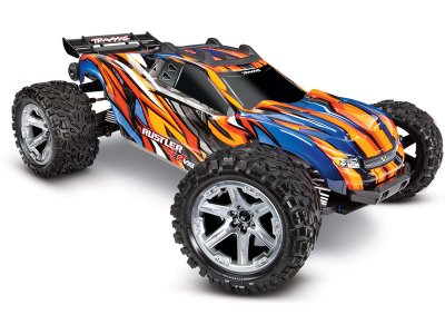Traxxas Rustler 1:10 VXL 4WD TQi RTR Solar Flare