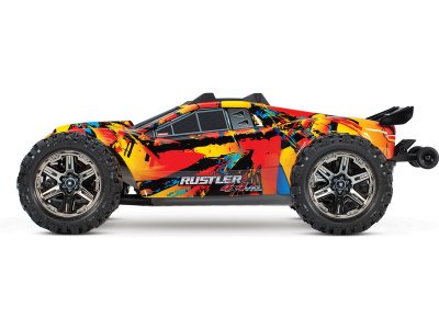 Traxxas Rustler 1:10 VXL 4WD TQi RTR Solar Flare