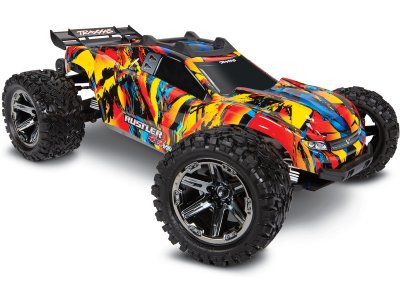 Traxxas Rustler 1:10 VXL 4WD TQi RTR Solar Flare