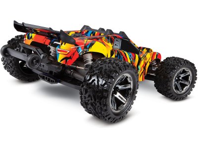 Traxxas Rustler 1:10 VXL 4WD TQi RTR Solar Flare