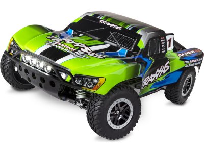 Traxxas Slash 4WD 1:10 RTR zelený s LED osvětlením