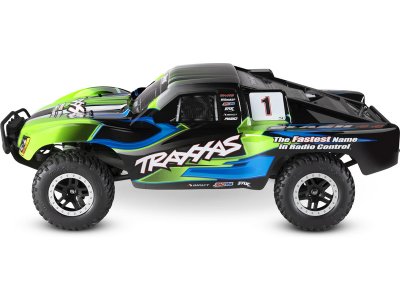 Traxxas Slash 4WD 1:10 RTR zelený s LED osvětlením
