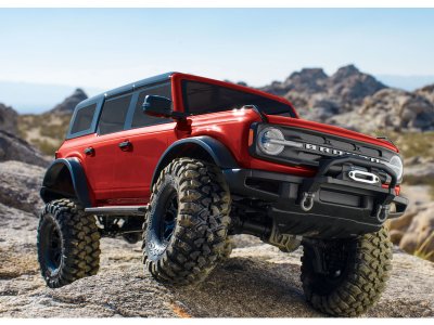 Traxxas TRX-4 Ford Bronco 2021 1:10 TQi RTR bílý